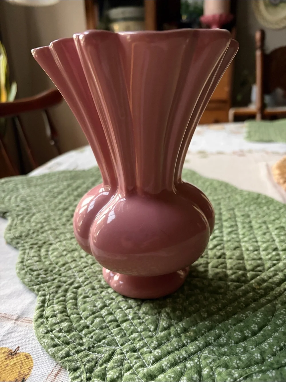 Pink Ceramic Bud Vase
